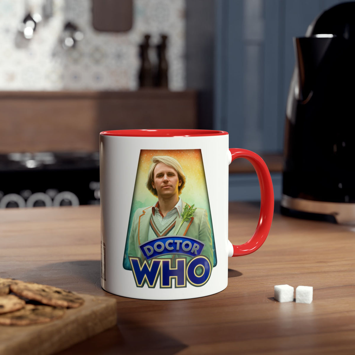 Doctor Who 5th Doctor Logo Mug — Peter Davison