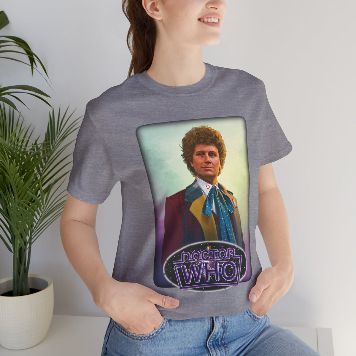 Doctor Who 6th Doctor Logo T-shirt — Colin Baker