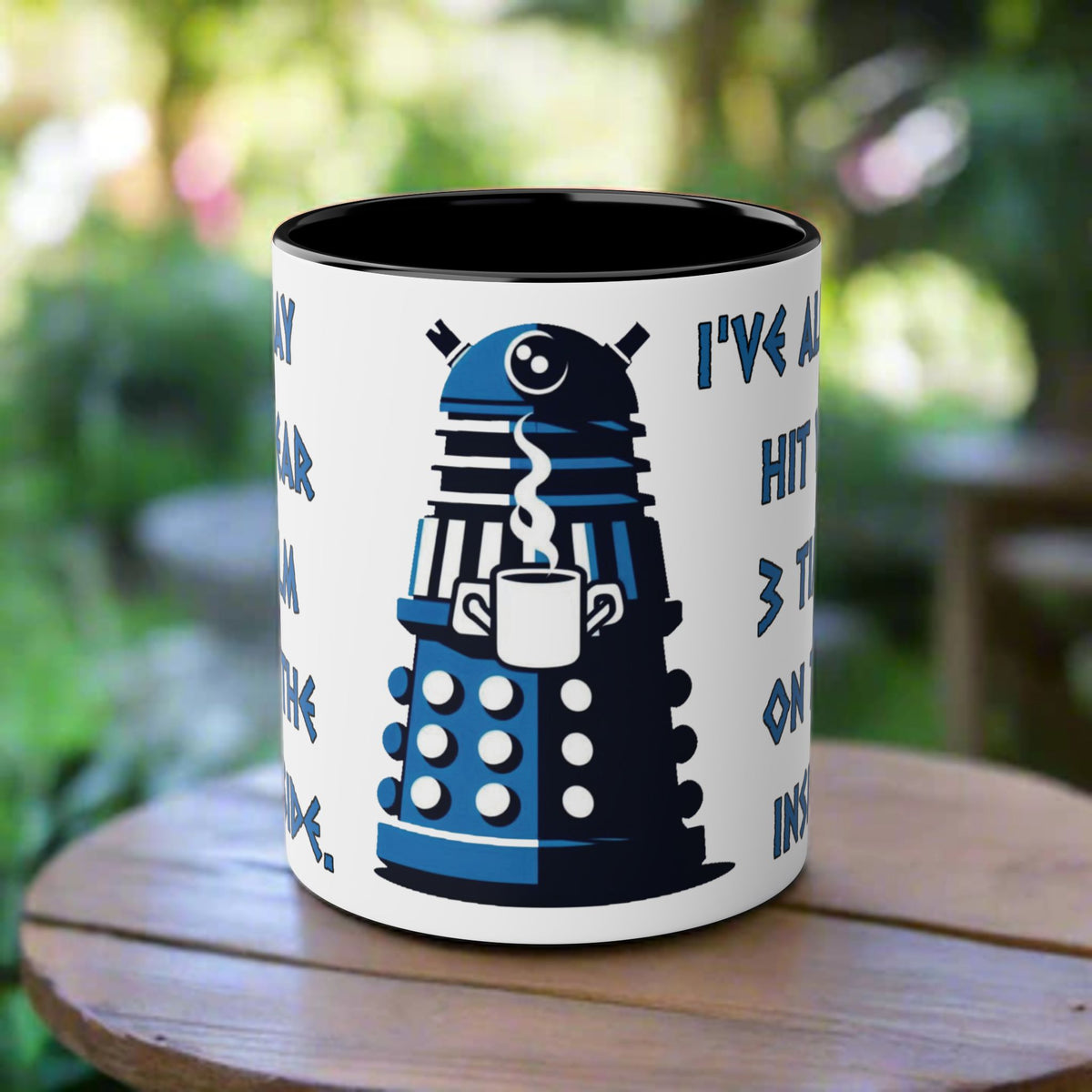 Doctor Who Dalek CAFFEINATE Mug No.10