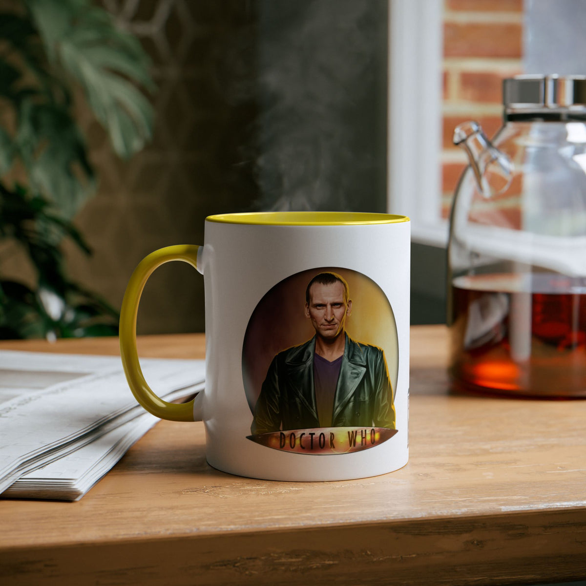 Doctor Who 9th Doctor Logo Mug — Christopher Eccleston