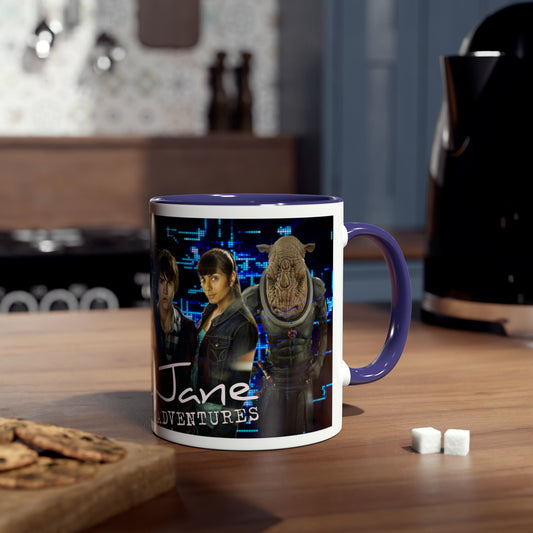 "The Sarah Jane Adventures" The New Gang mug with Season 3 Foes