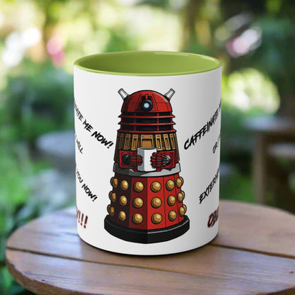 Dalek No.13 CAFFEINATE! Coffee Mug Collection.