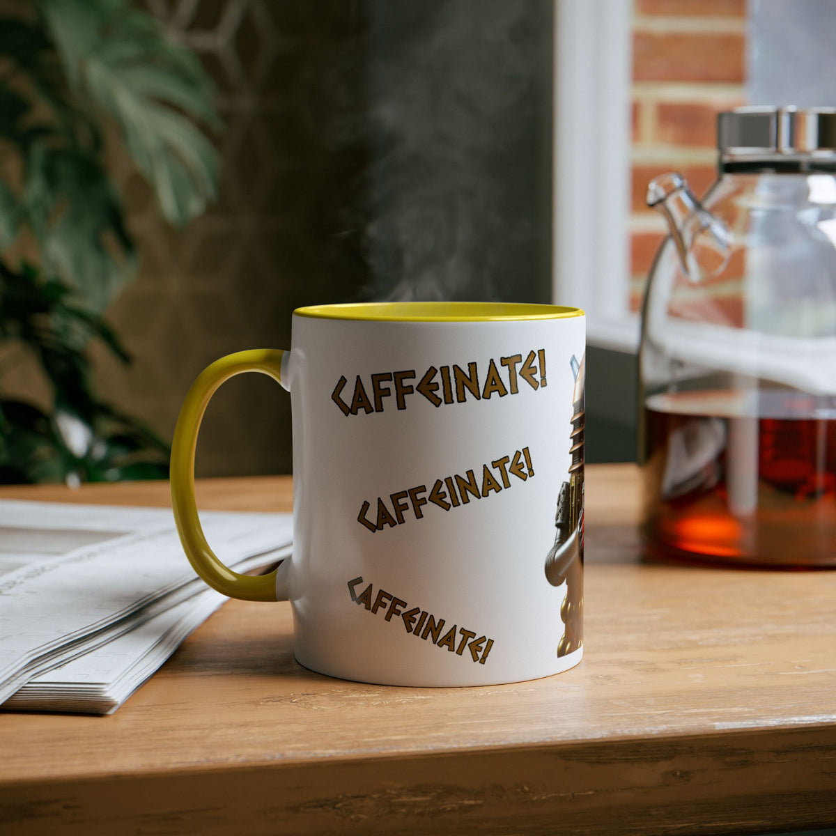 Doctor Who Dalek CAFFEINATE Mug No.3