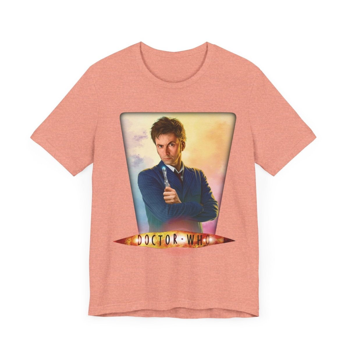 10th & 14th Doctor (David Tennant) and Doctor Who logo. - soapbox169 - A Little Gift Shop