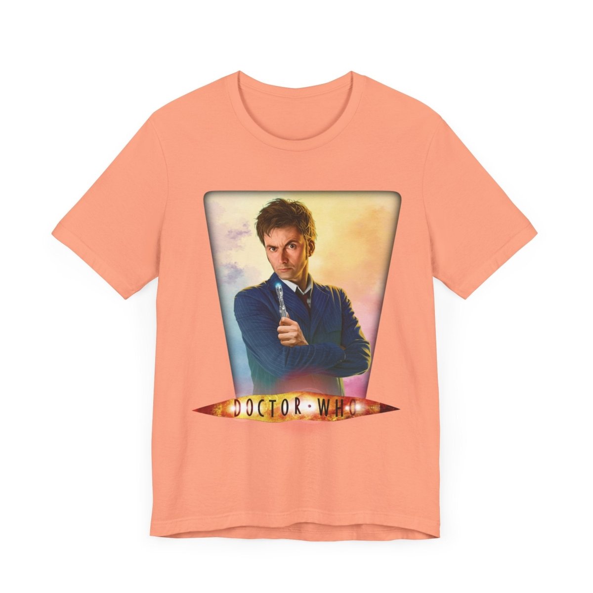 10th & 14th Doctor (David Tennant) and Doctor Who logo. - soapbox169 - A Little Gift Shop