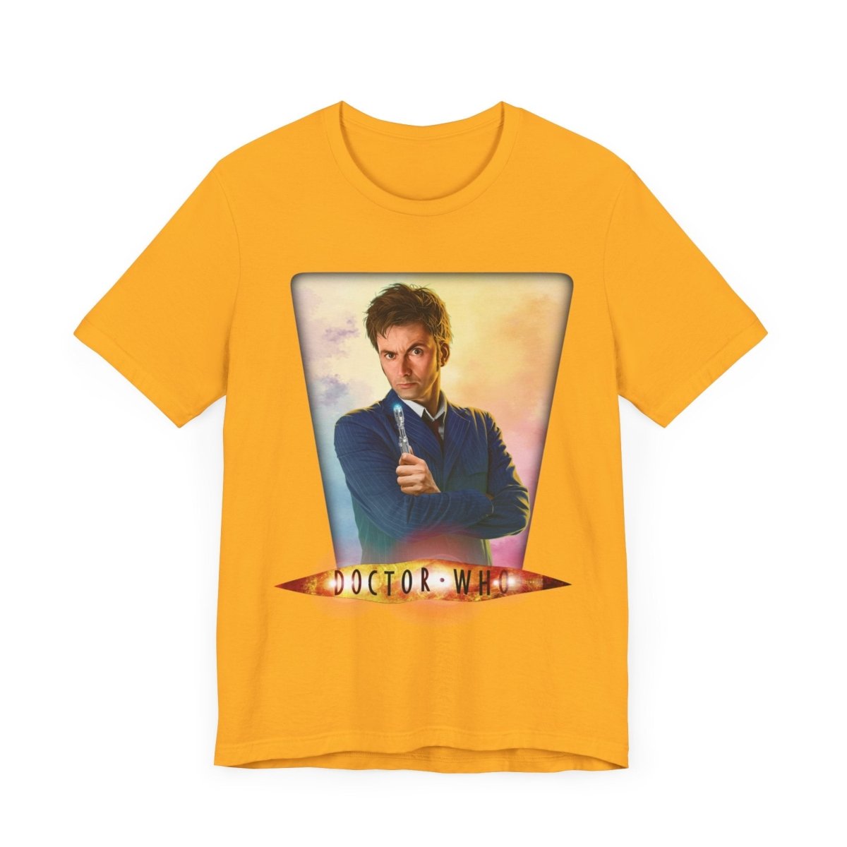 10th & 14th Doctor (David Tennant) and Doctor Who logo. - soapbox169 - A Little Gift Shop