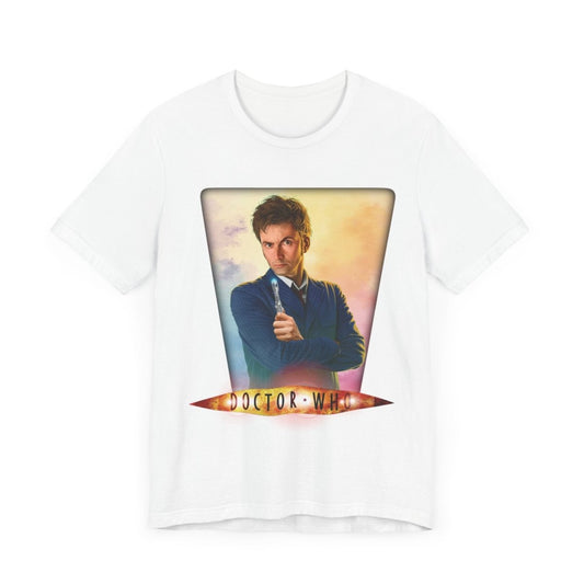 10th & 14th Doctor (David Tennant) and Doctor Who logo. - soapbox169 - A Little Gift Shop