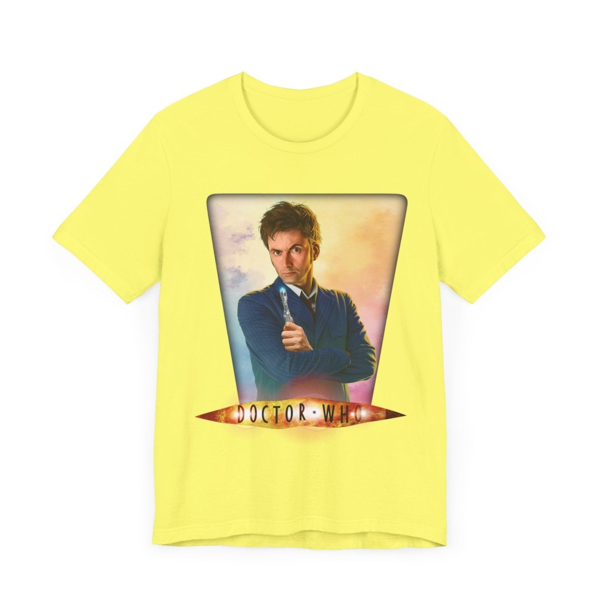 10th & 14th Doctor (David Tennant) and Doctor Who logo. - soapbox169 - A Little Gift Shop