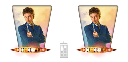 10th & 14th Doctor (David Tennant) and Doctor Who logo mug. - Mug