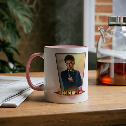 Doctor Who 10th & 14th Doctor Logo Mug — David Tennant