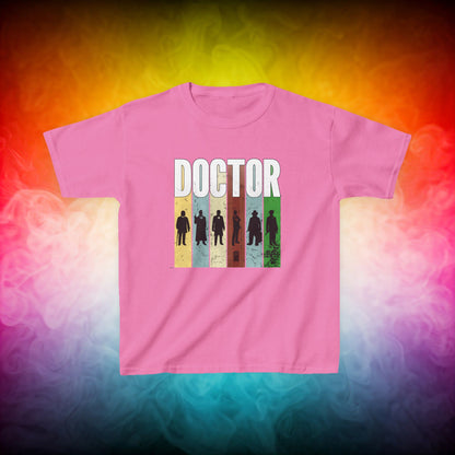 Doctor Who Doctor Silhouette Generally Awesome Kids T-shirt