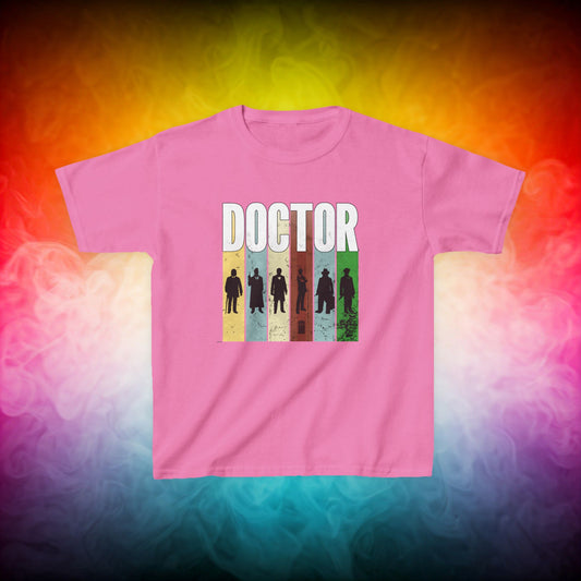Doctor Who Doctor Silhouette Generally Awesome Kids T-shirt