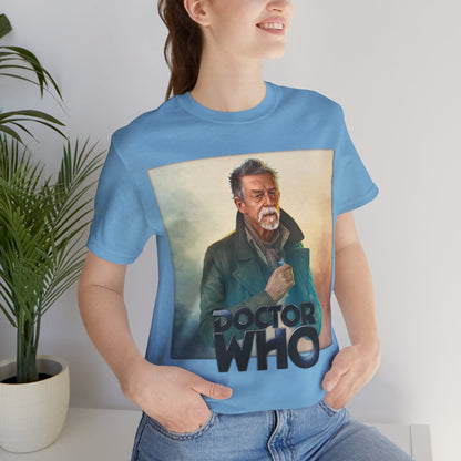 Doctor Who The War Doctor John Hurt and Doctor Who logo