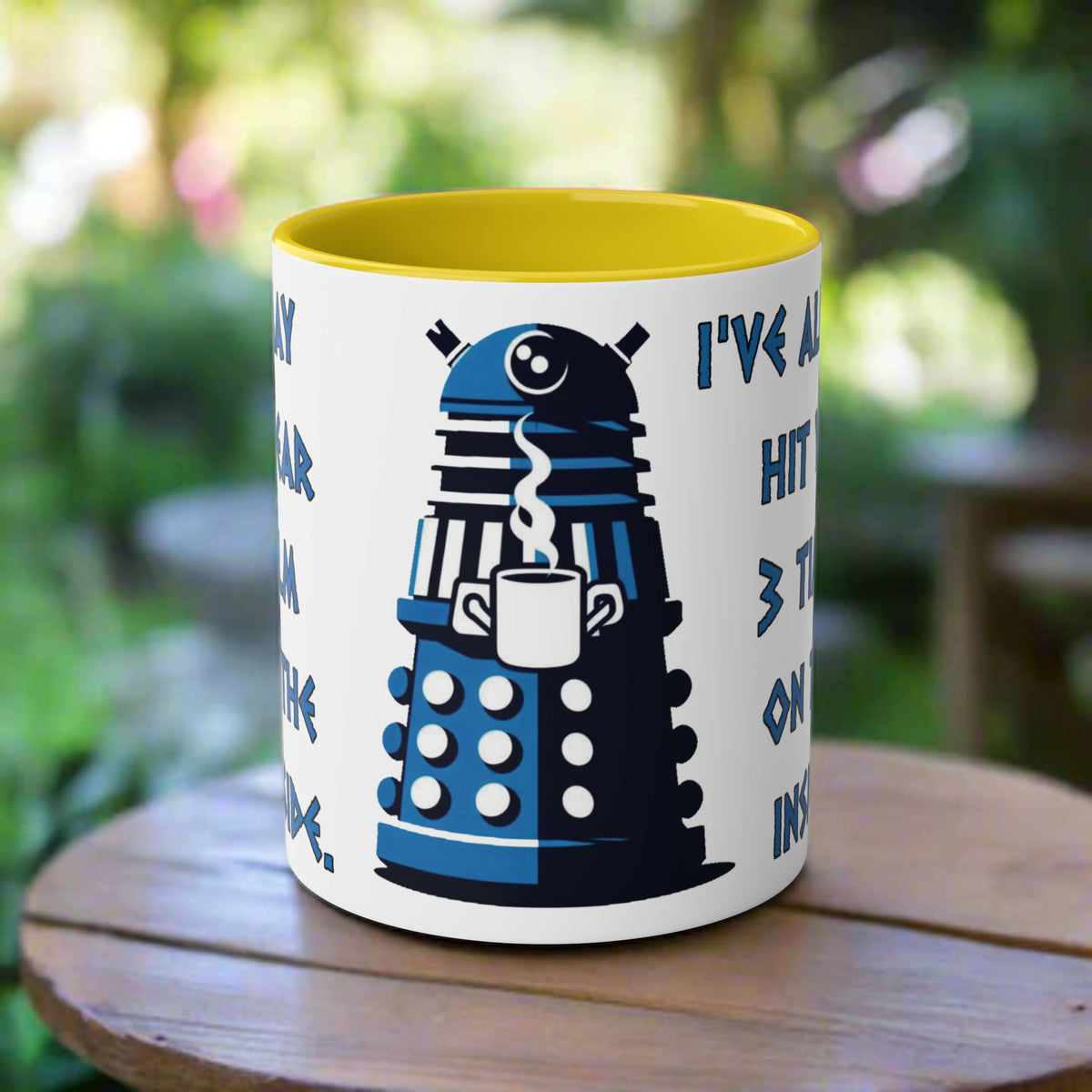 Doctor Who Dalek CAFFEINATE Mug No.10