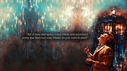 11th Doctor "All of time and space..." quote mug featuring The TARDIS - Mug