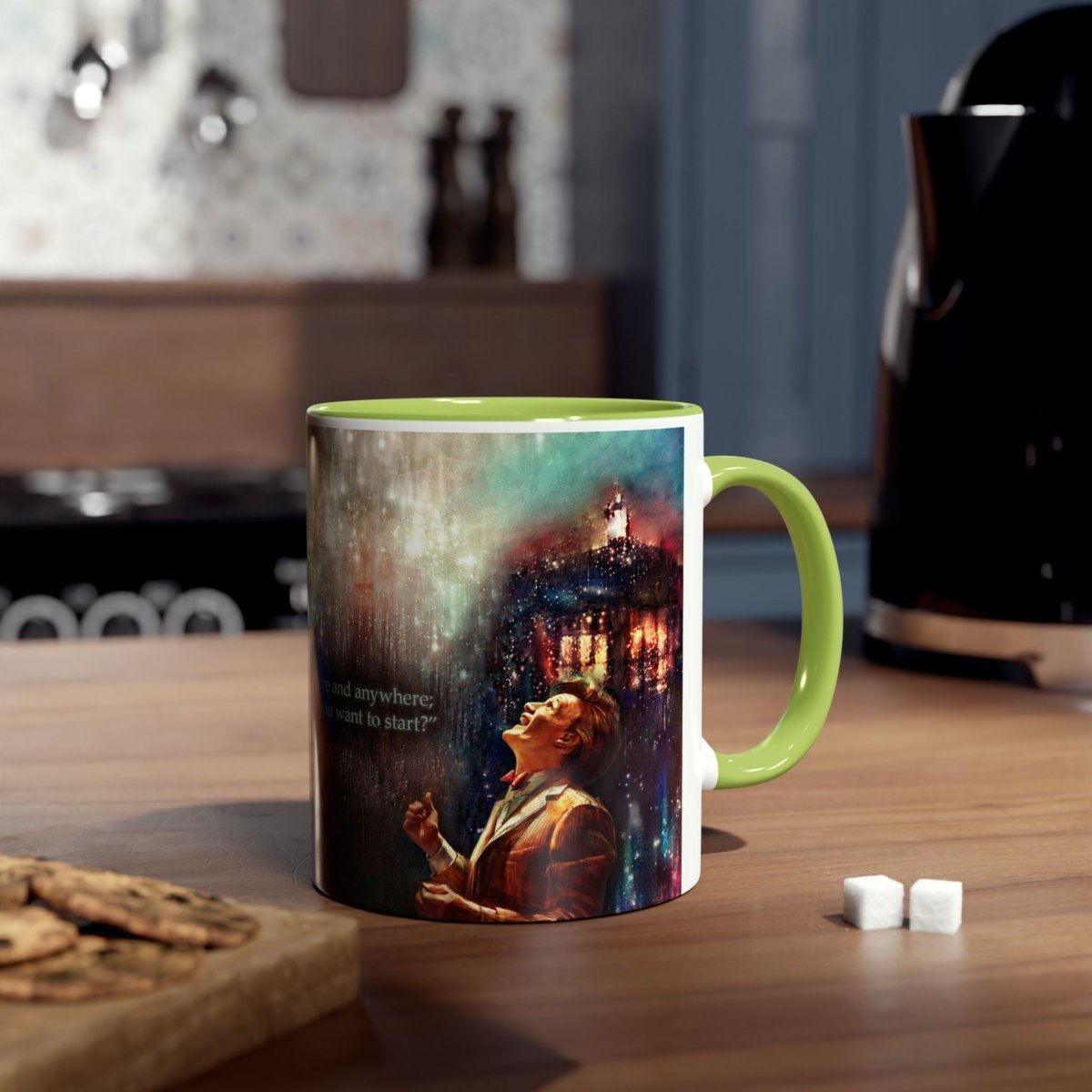 11th Doctor "All of time and space..." quote mug featuring The TARDIS - Mug