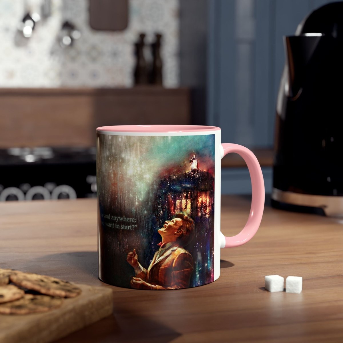 11th Doctor "All of time and space..." quote mug featuring The TARDIS - Mug
