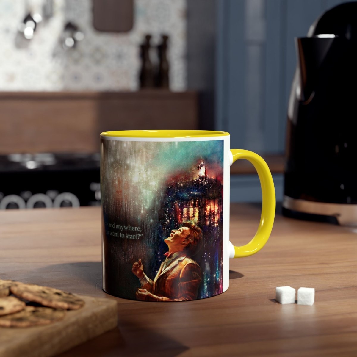 11th Doctor "All of time and space..." quote mug featuring The TARDIS - Mug