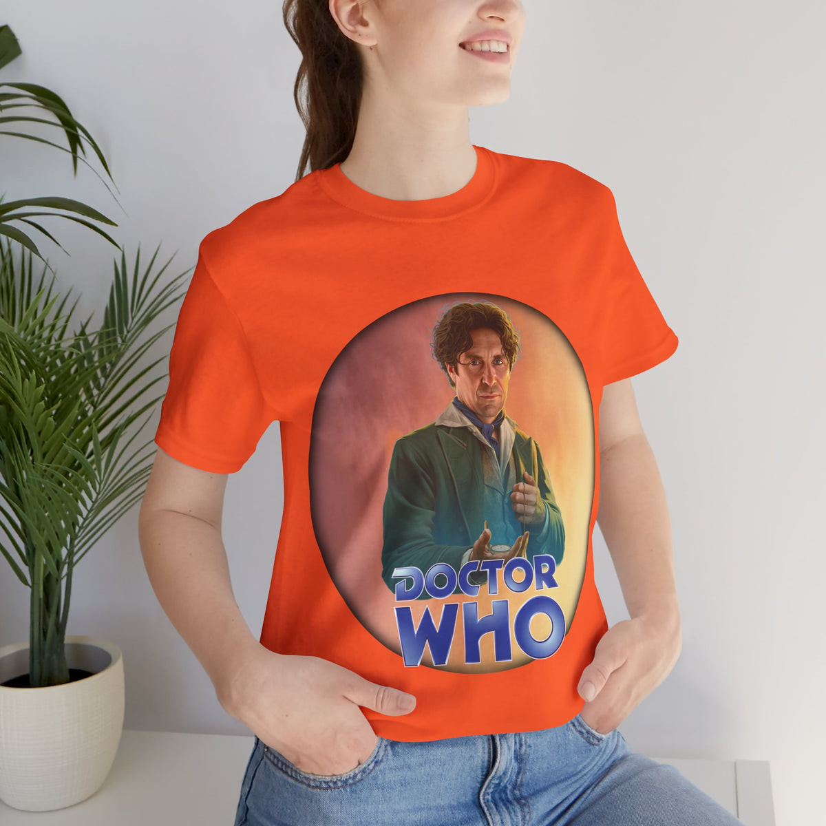 Doctor Who 8th Doctor Logo T-shirt — Paul McGann
