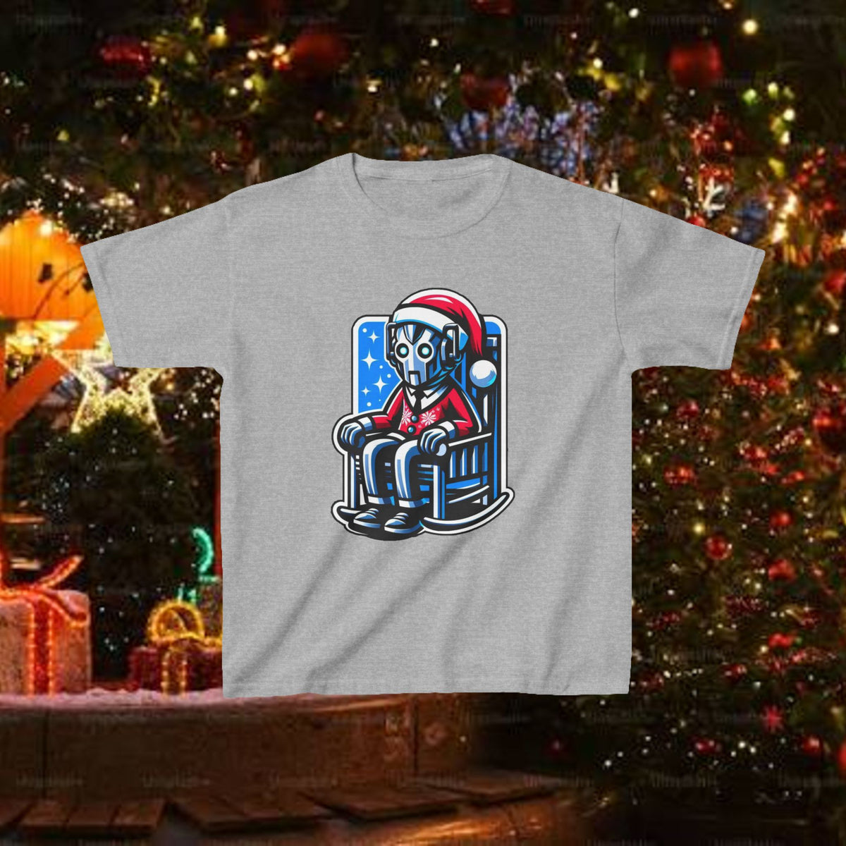 Doctor Who Cyber Santa Christmas Kids T-shirt — Very Tired