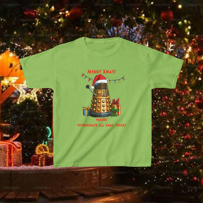 Doctor Who Dalek Christmas Kids T-shirt — Very Confused