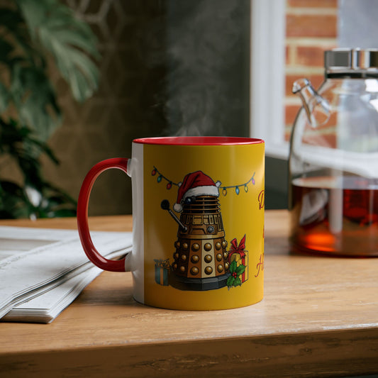 Doctor Who Dalek the Halls Christmas Mug