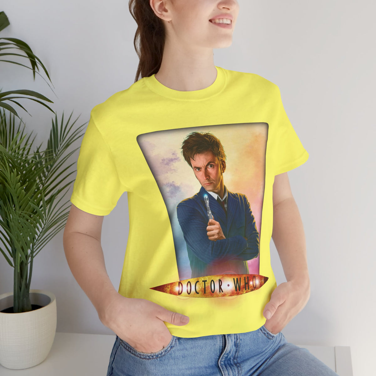 Doctor Who 10th & 14th Doctor Logo T-shirt — David Tennant
