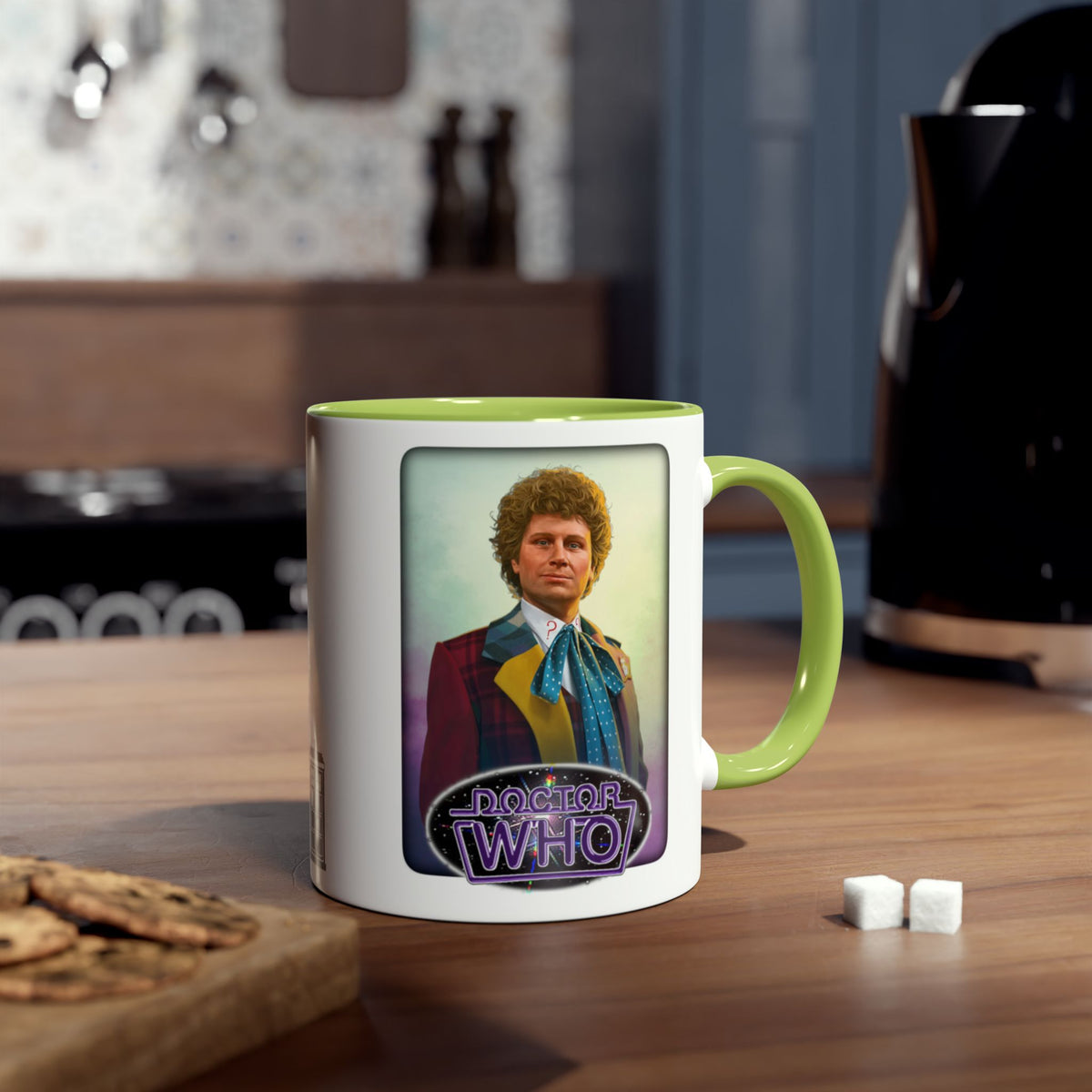Doctor Who 6th Doctor Logo Mug — Colin Baker