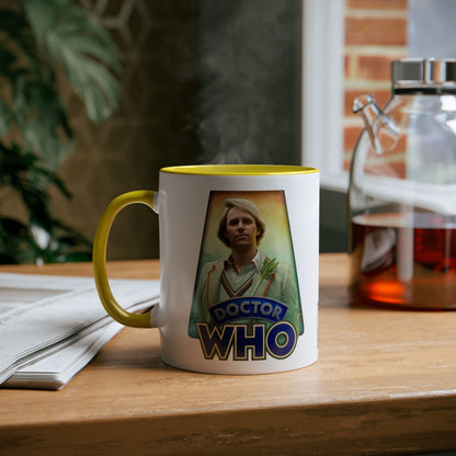 Doctor Who 5th Doctor Logo Mug — Peter Davison