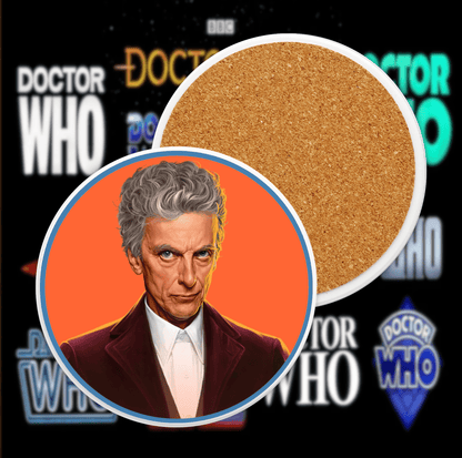12th Doctor Ceramic Coaster Collection - soapbox169 - A Little Gift Shop