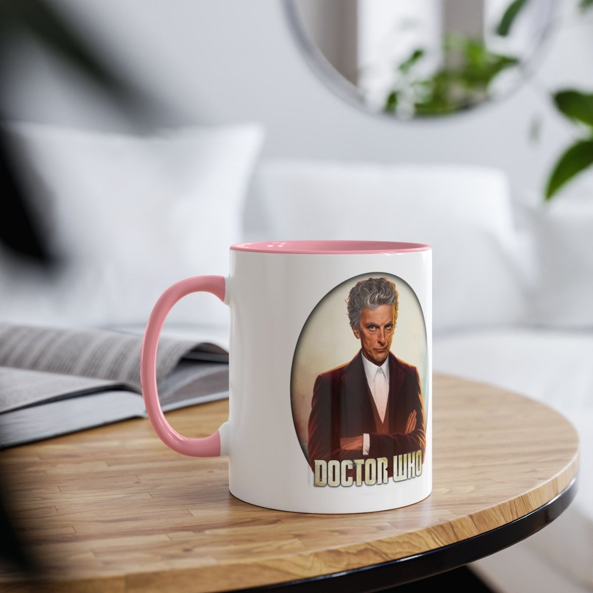12th Doctor (Peter Capaldi) and Doctor Who logo mug. - soapbox169 - A Little Gift Shop