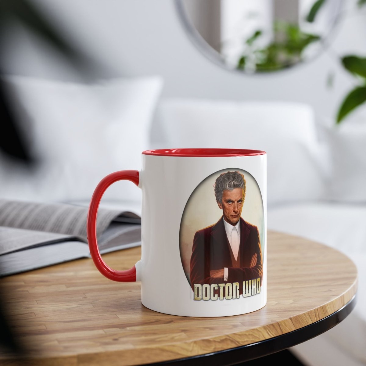 12th Doctor (Peter Capaldi) and Doctor Who logo mug. - soapbox169 - A Little Gift Shop
