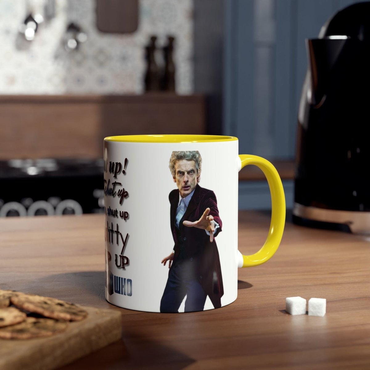 12th Doctor - Shut up! Just shut up shut up shut up Shutitty up up up - mug - Mug