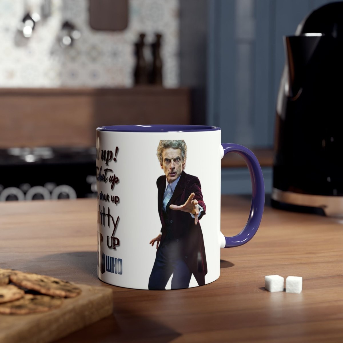 12th Doctor - Shut up! Just shut up shut up shut up Shutitty up up up - mug - Mug