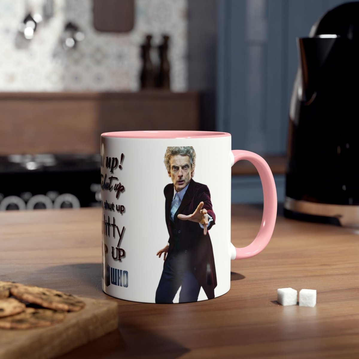 12th Doctor - Shut up! Just shut up shut up shut up Shutitty up up up - mug - Mug