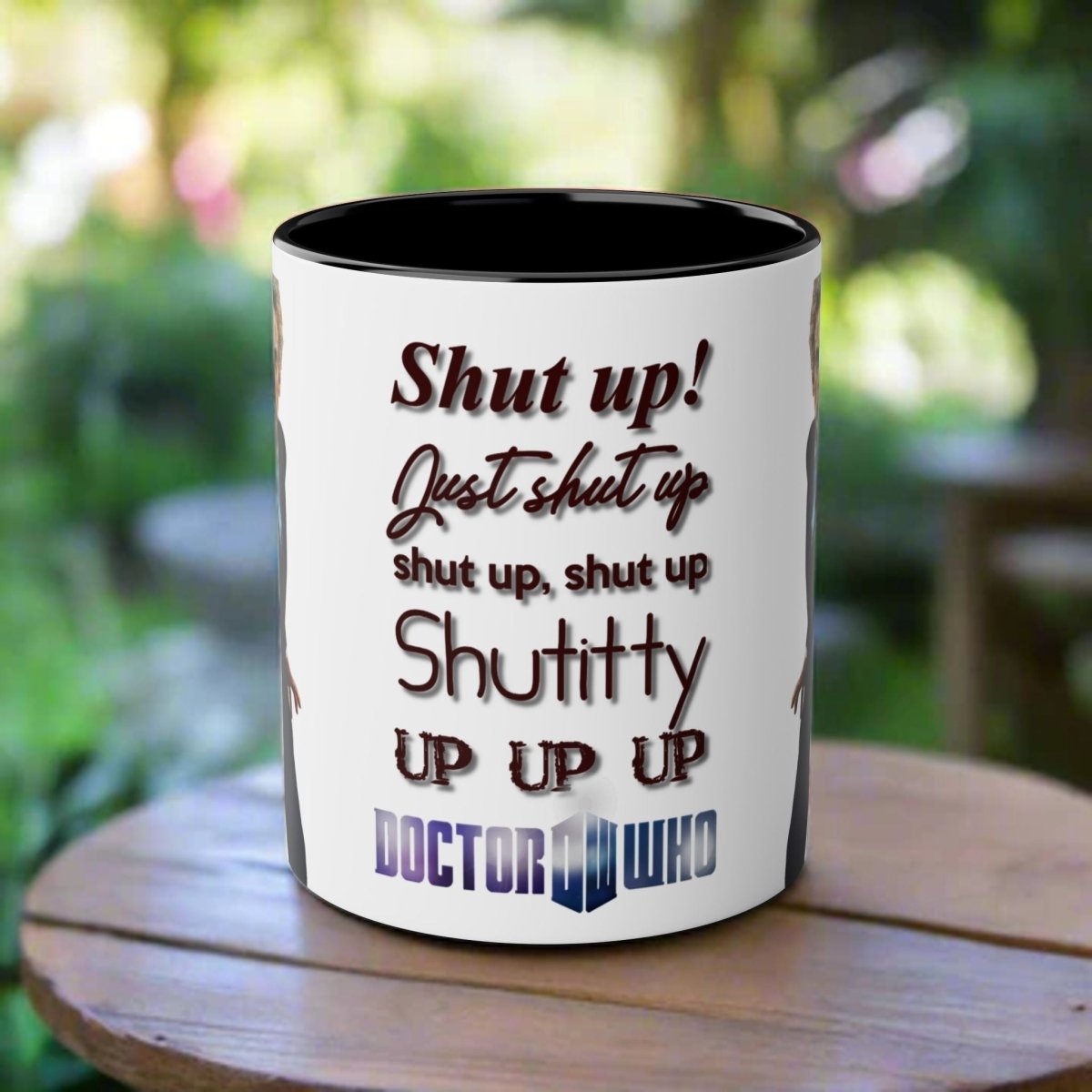 12th Doctor - Shut up! Just shut up shut up shut up Shutitty up up up - mug - Mug