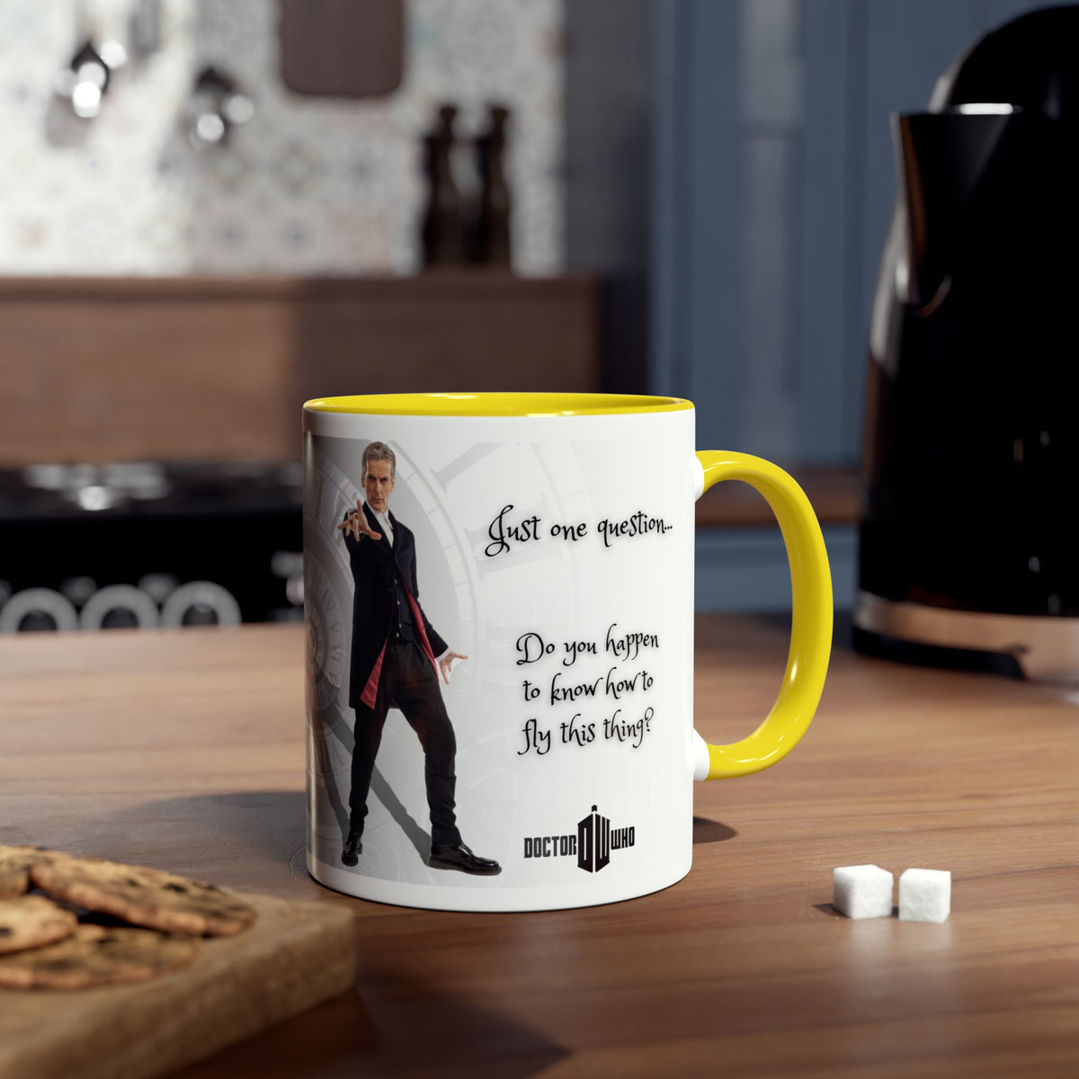 Doctor Who 12th Doctor Just One Question Mug