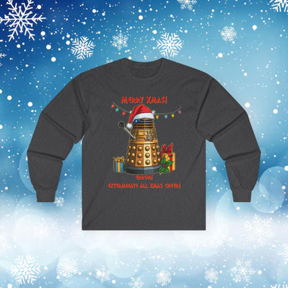 Doctor Who  - Very Confused Xmas Dalek Long Sleeve T-shirt