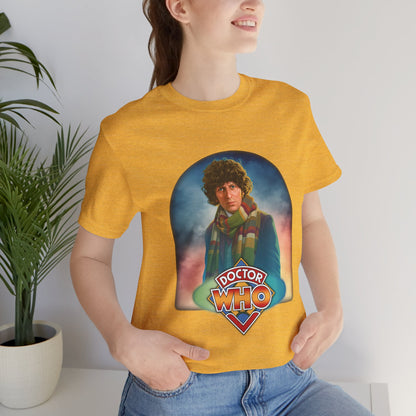 Doctor Who 4th Doctor Logo T-shirt — Tom Baker