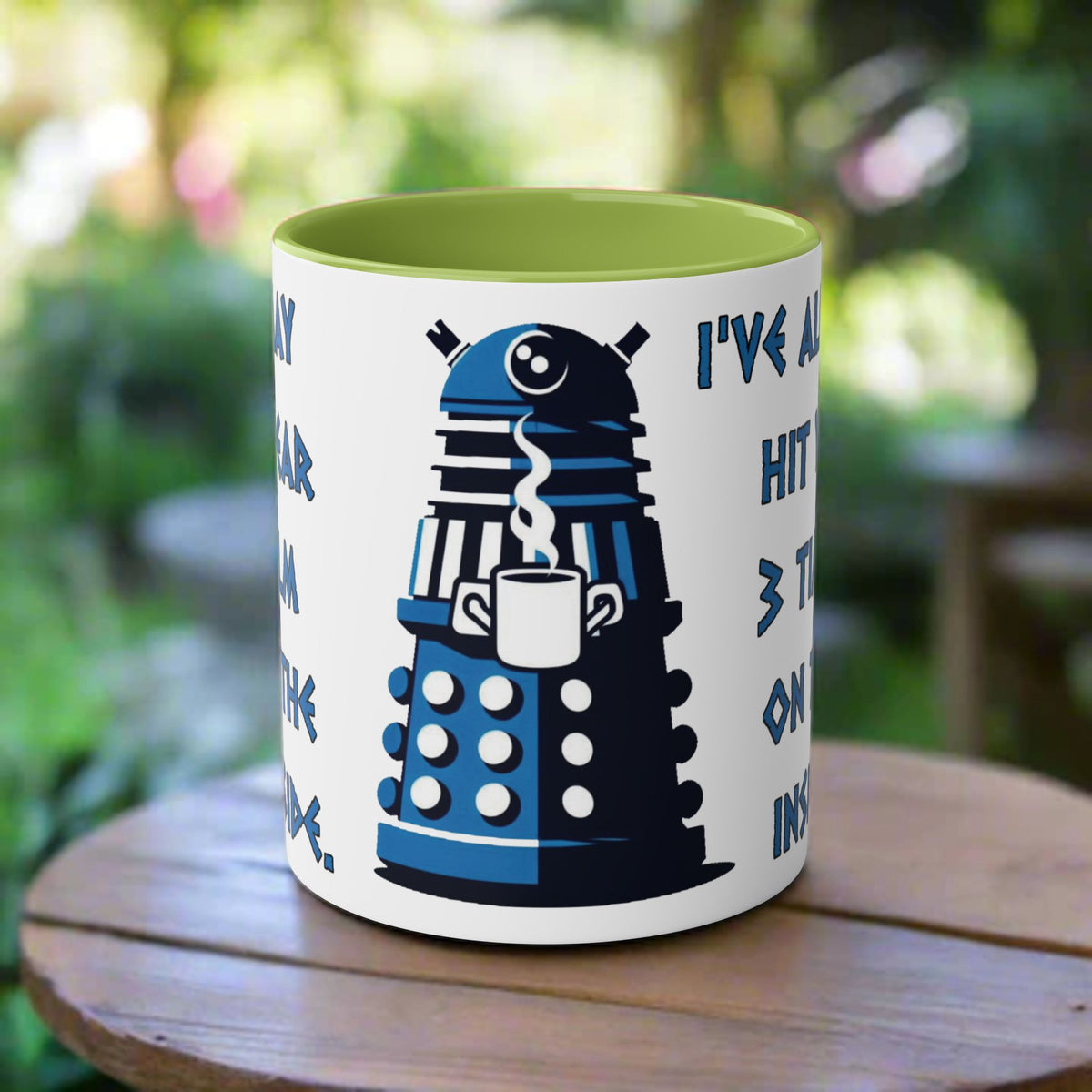 Doctor Who Dalek CAFFEINATE Mug No.10