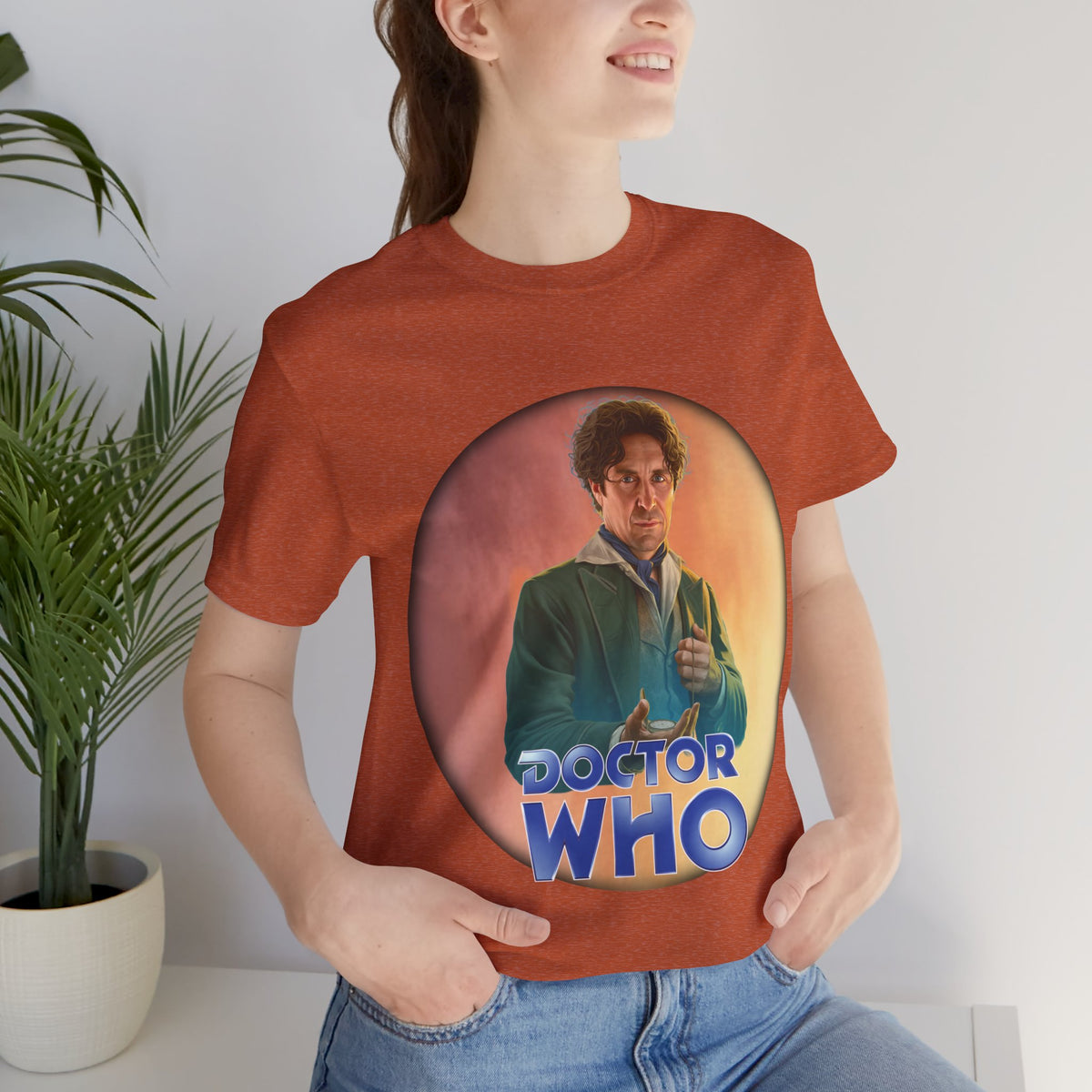Doctor Who 8th Doctor Logo T-shirt — Paul McGann