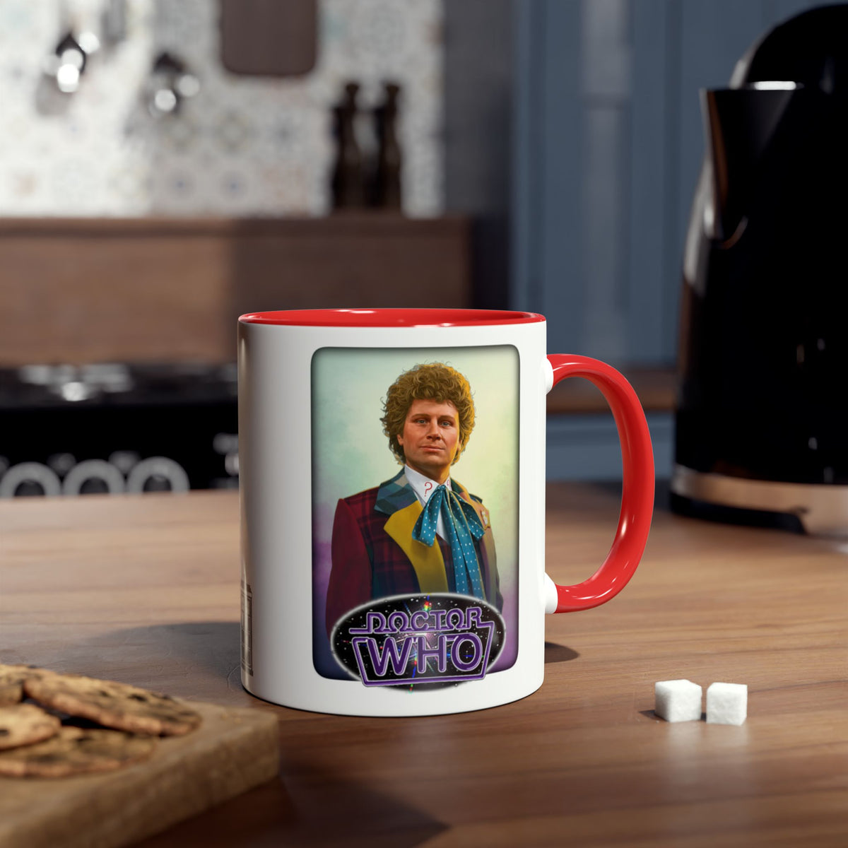 Doctor Who 6th Doctor Logo Mug — Colin Baker