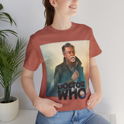 Doctor Who The War Doctor John Hurt and Doctor Who logo
