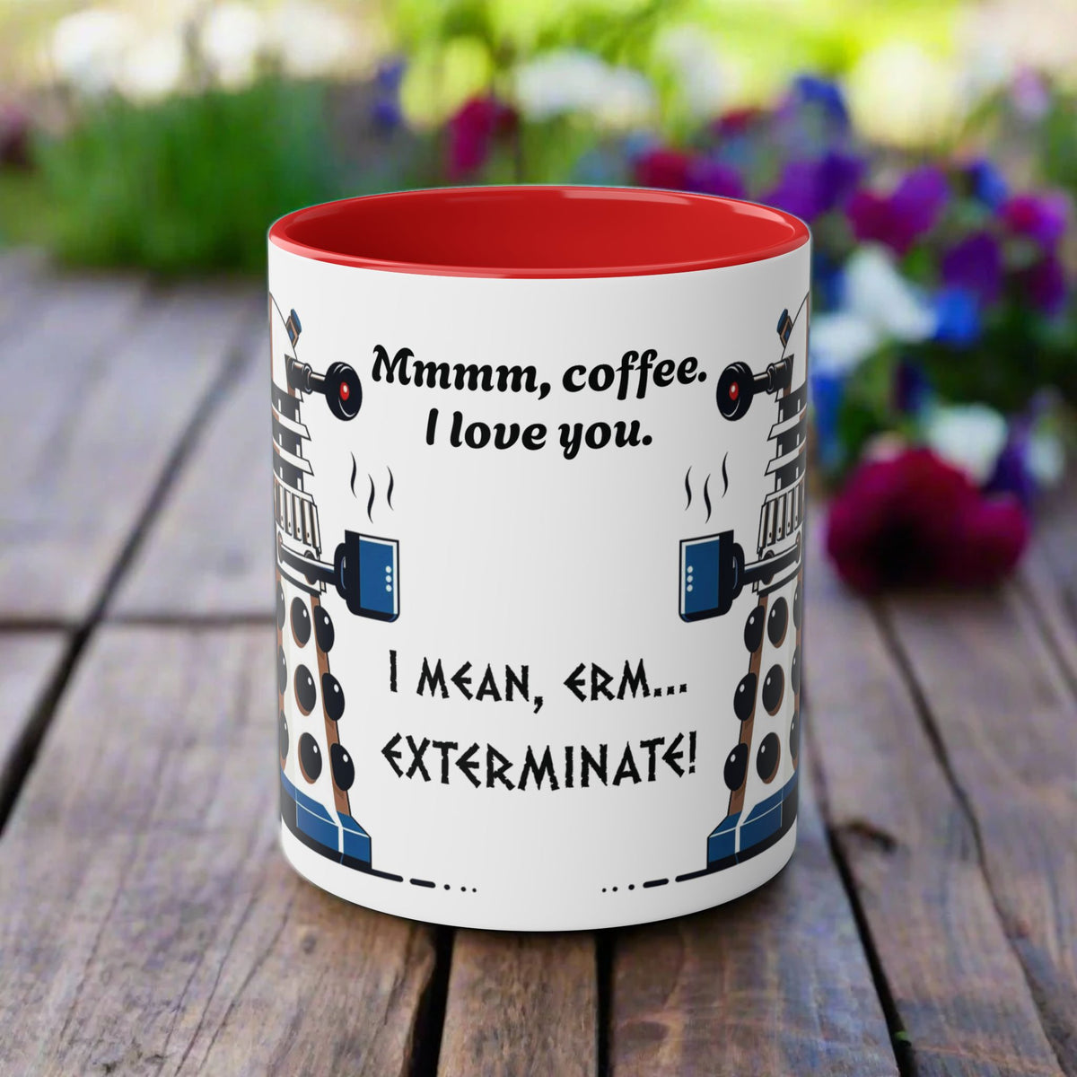 Doctor Who Dalek CAFFEINATE Mug No.9