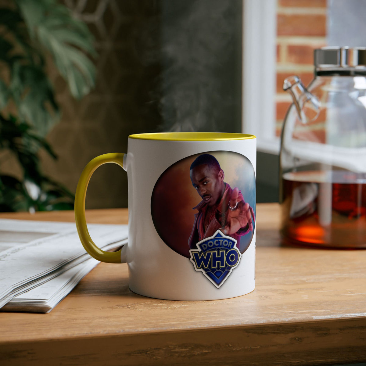 Doctor Who 15th Doctor Logo Mug — Ncuti Gatwa
