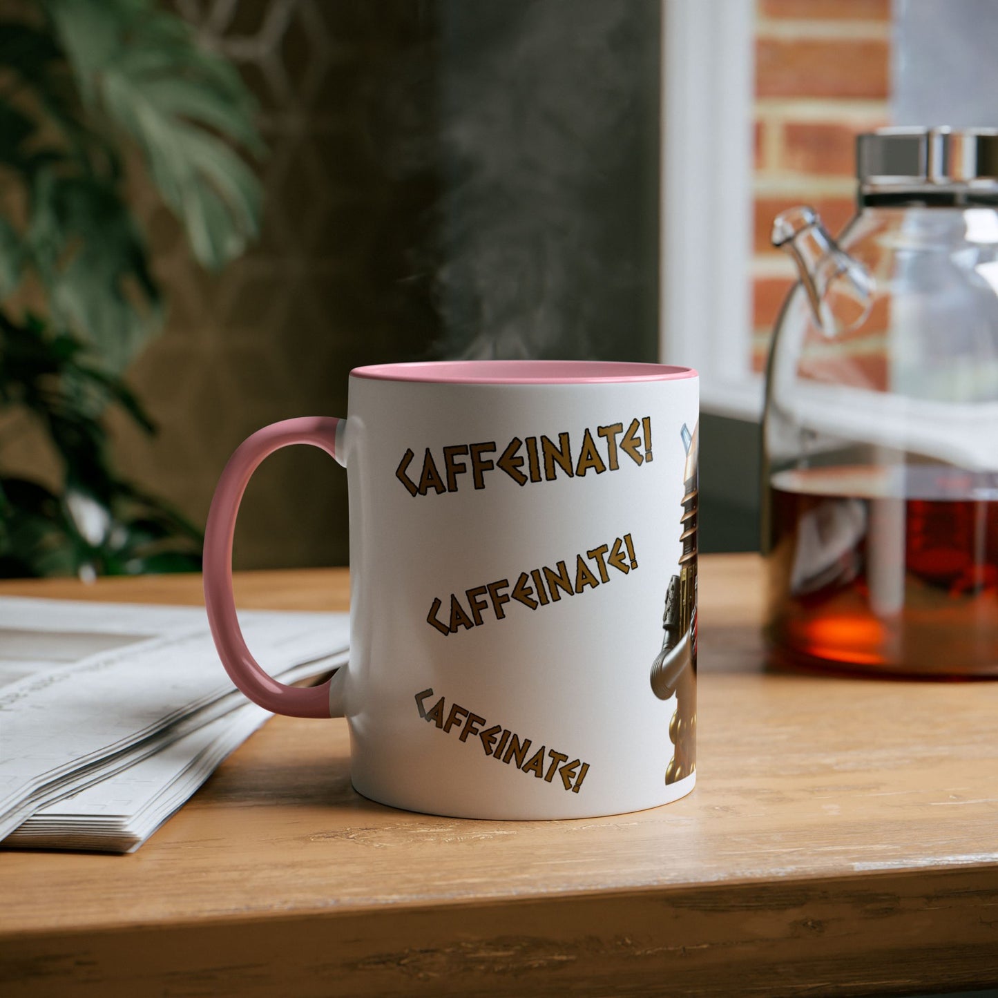 Doctor Who Dalek CAFFEINATE Mug No.3