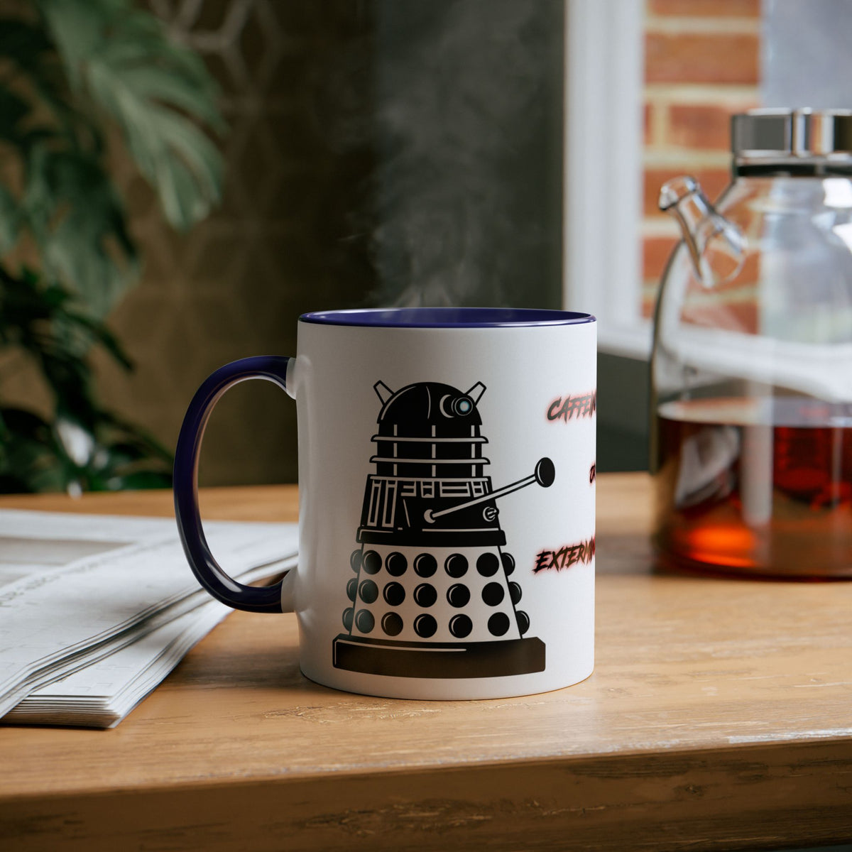 Doctor Who Dalek CAFFEINATE Mug No.14