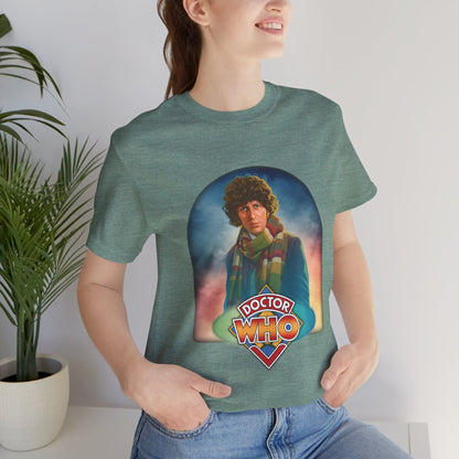Doctor Who 4th Doctor Logo T-shirt — Tom Baker