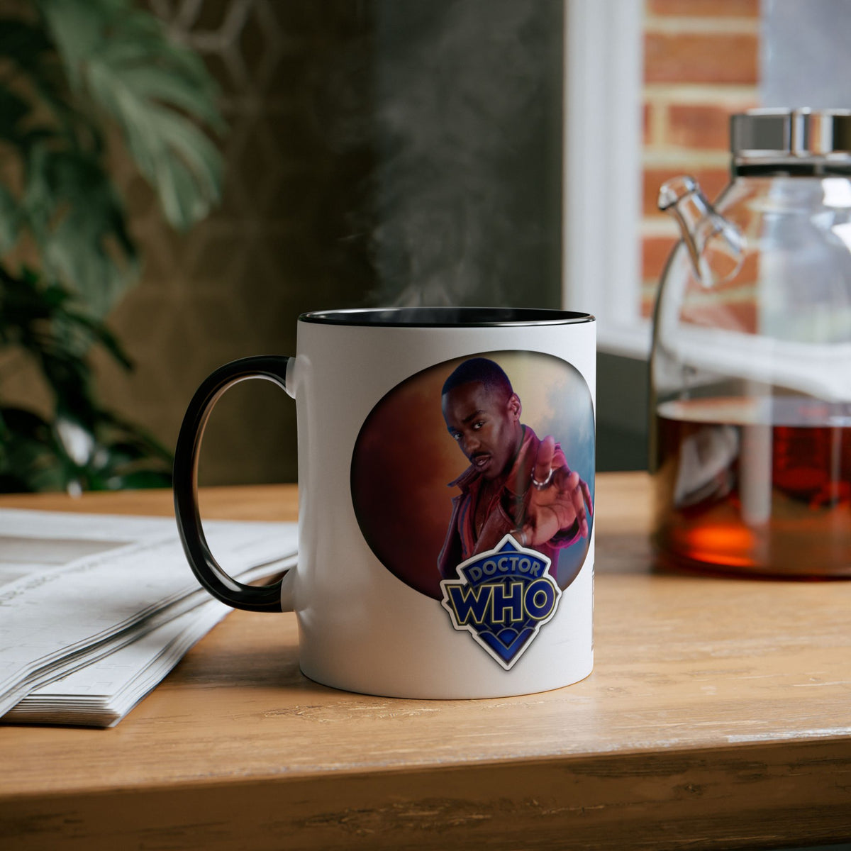 Doctor Who 15th Doctor Logo Mug — Ncuti Gatwa