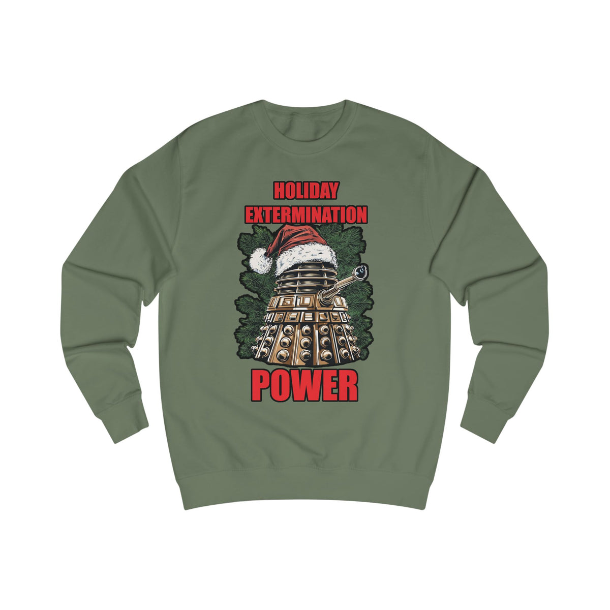 Doctor Who  - Xmas Power Mad Dalek Sweatshirt